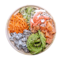 Rainbow Poke Bowl from Poke Poke - Sushi Unrolled