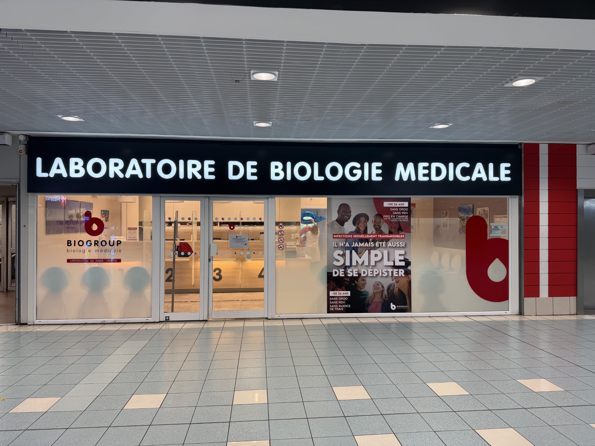Images Laboratoire Vénétie - Paris 13e -  BIOGROUP PARIS OUEST