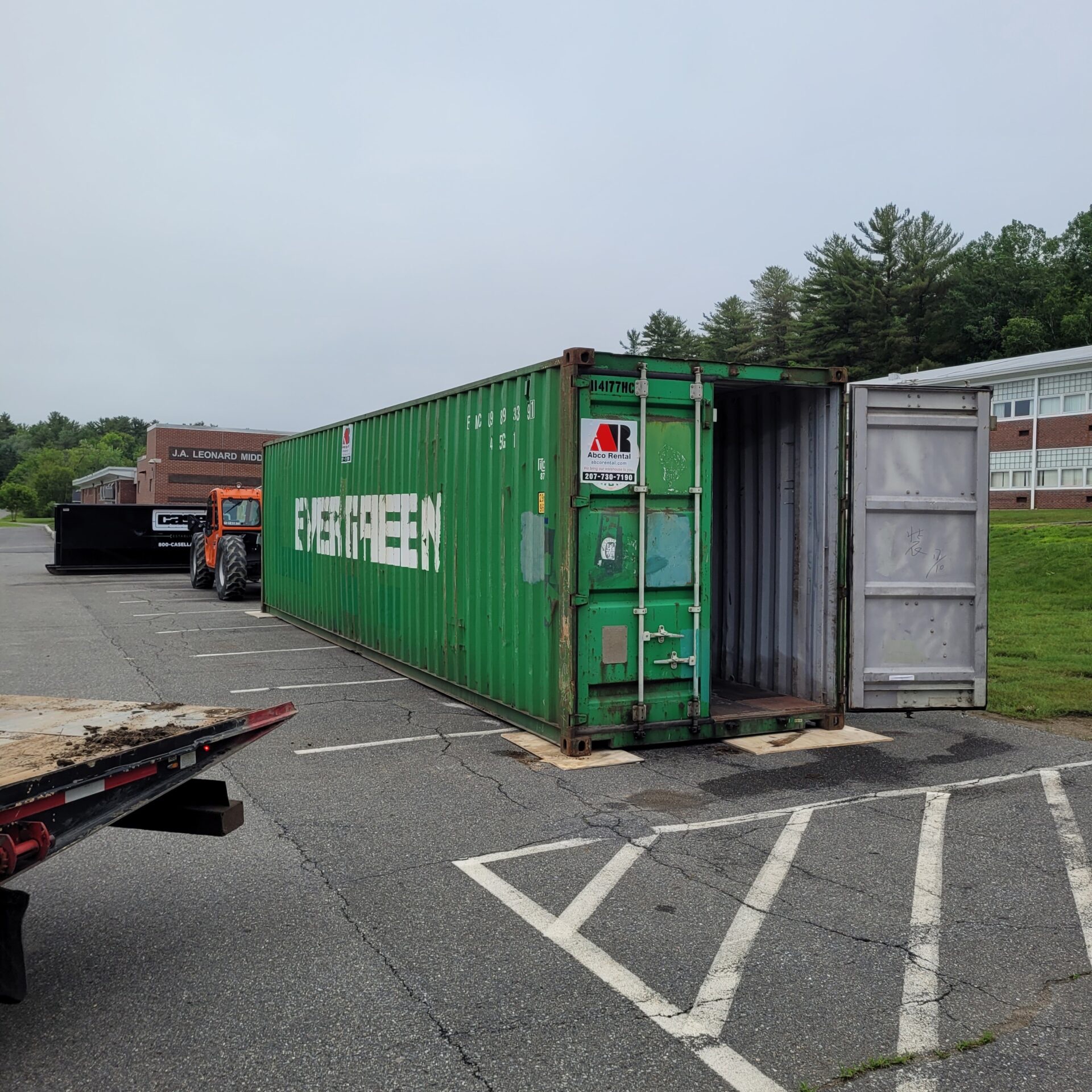 40 ft storage container rental delivered to OLD TOWN, ME 04468 