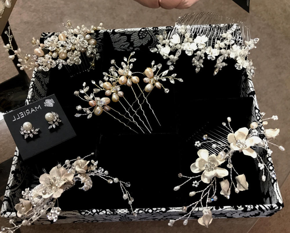 Beautiful selection of unique headpieces to choose from.