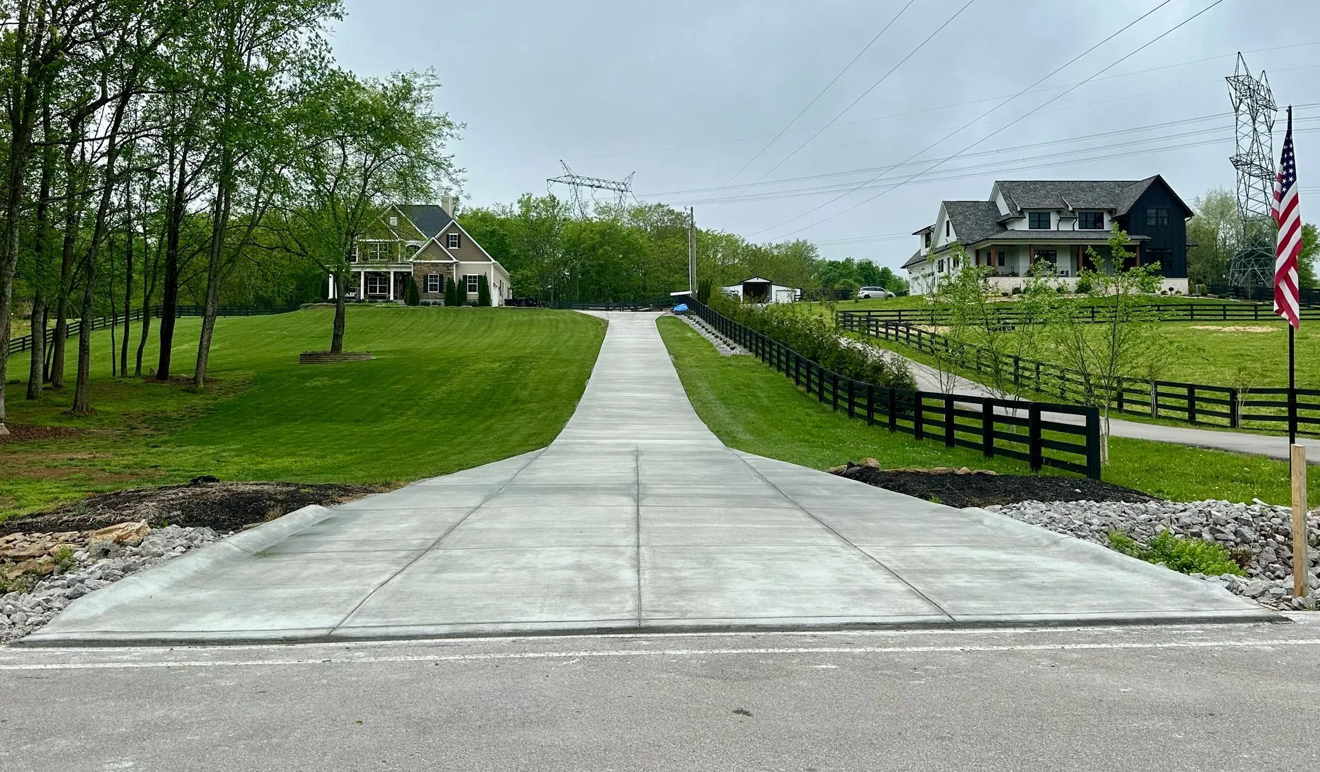 concrete driveway