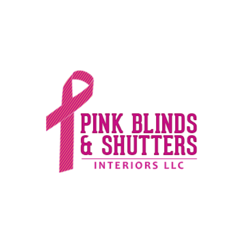 Pink Blinds and Shutters Logo
