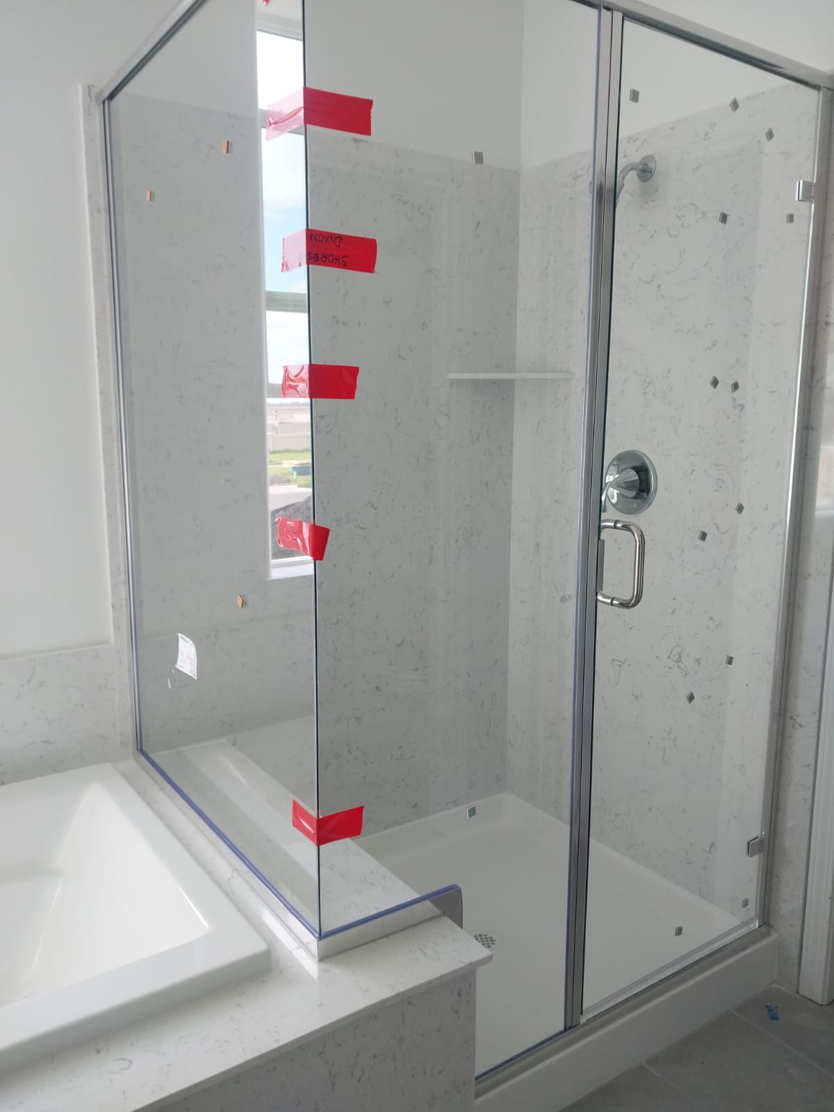 Cecilio Beto Home Installation - Glass shower installation