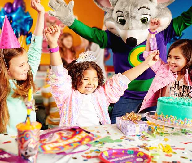 Chuck E. Cheese: Kids Birthday Parties, Pizza & Arcade Games