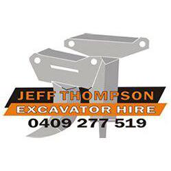 Jeff Thompson Excavator Hire Logo
