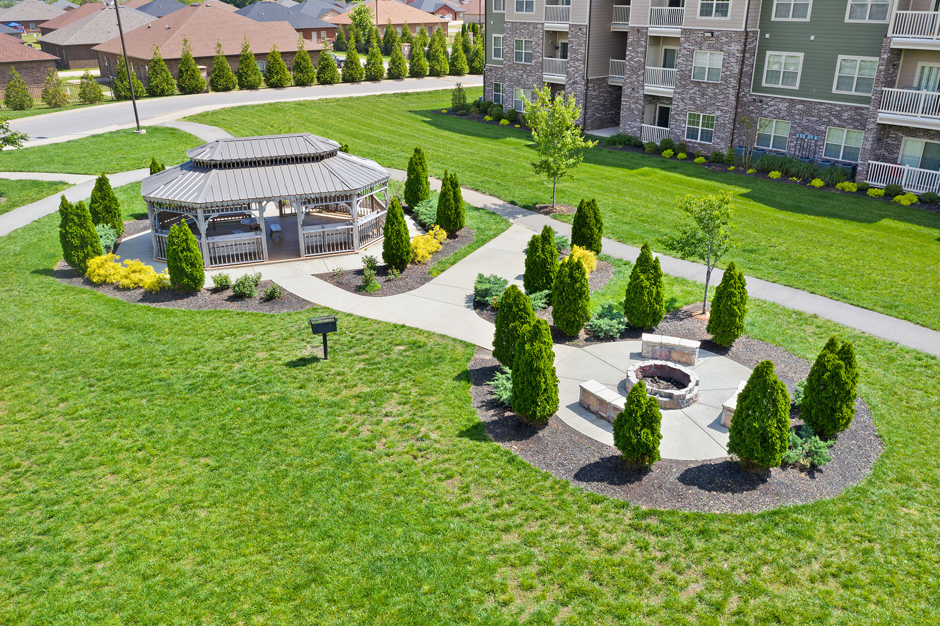 Gazebo and Firepit Area