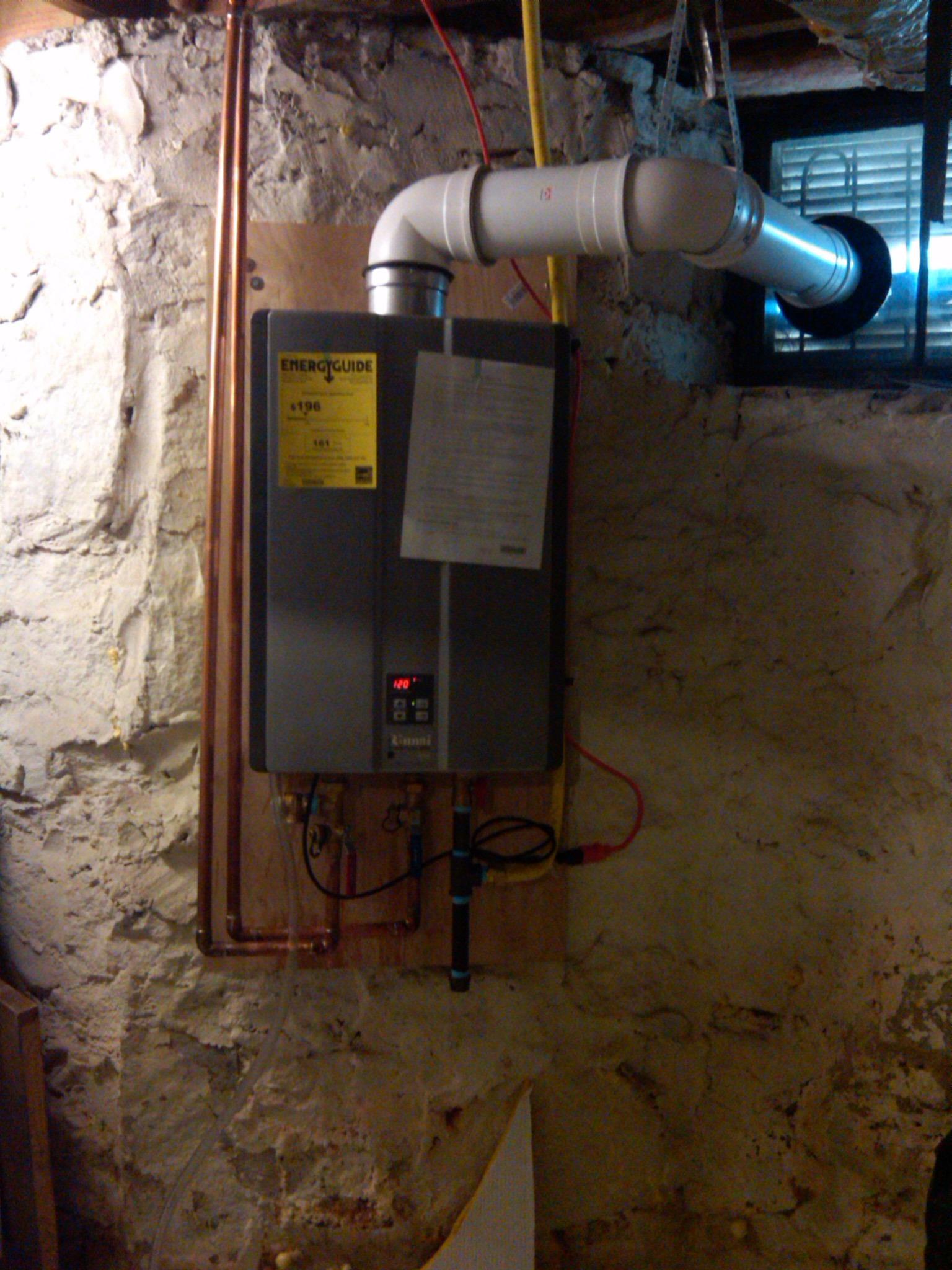 Tankless water heater install in Brookhaven, Ga