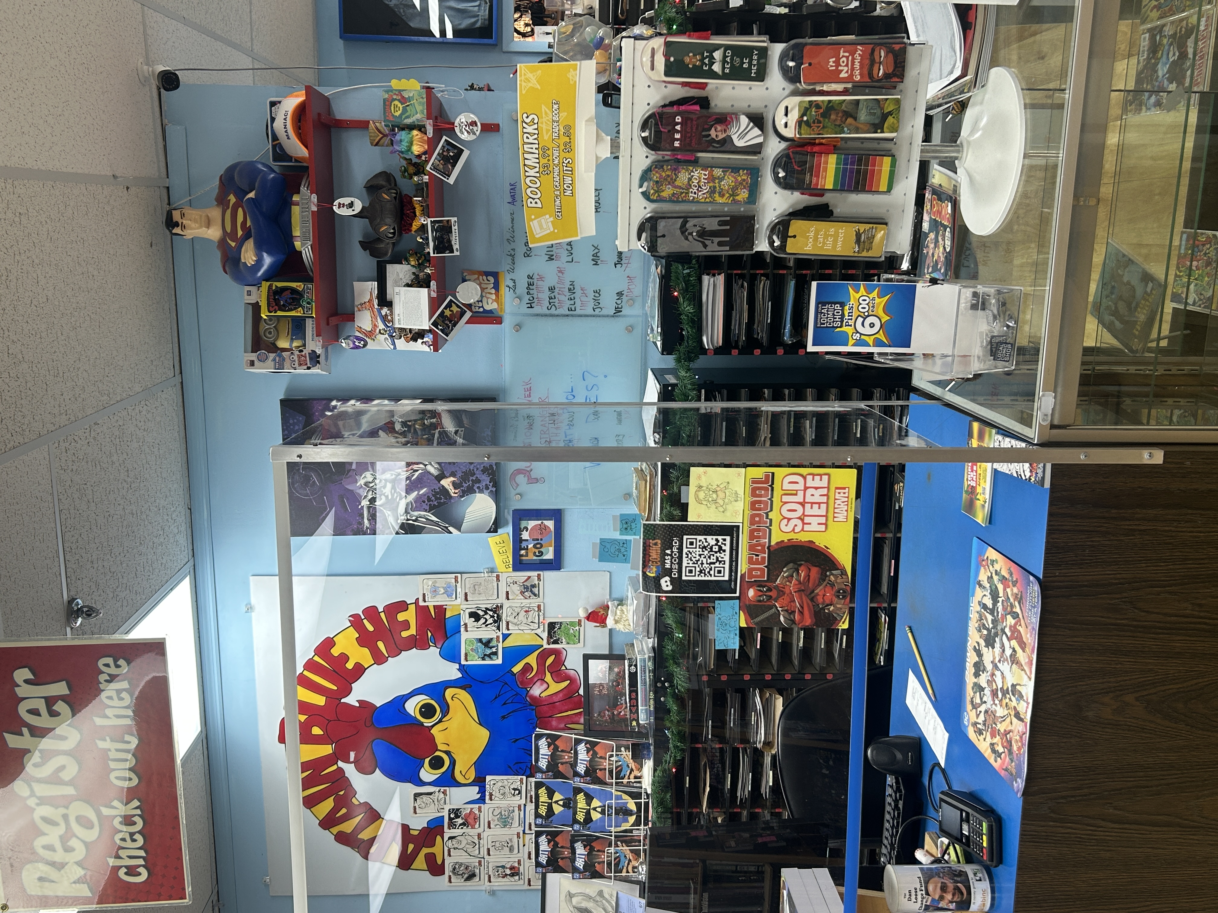 A peek at the counter