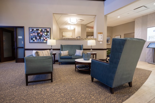 Concord Reserve spacious and inviting community seating areas.