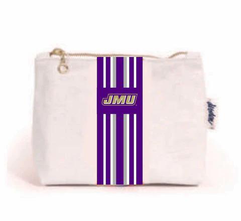 James Madison Dukes Small Canvas Pouch - This handy pouch is the perfect way to store your everyday  Disco Sports Richmond (804)285-4242