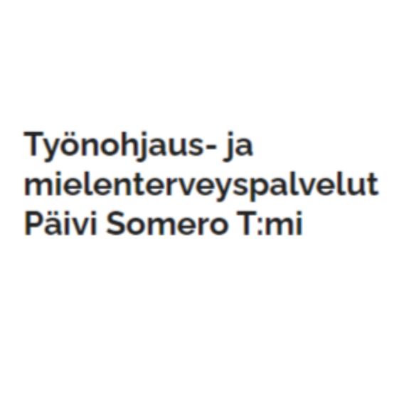 Työnohjaus-ja mielenterveyspalvelut Päivi Somero Logo