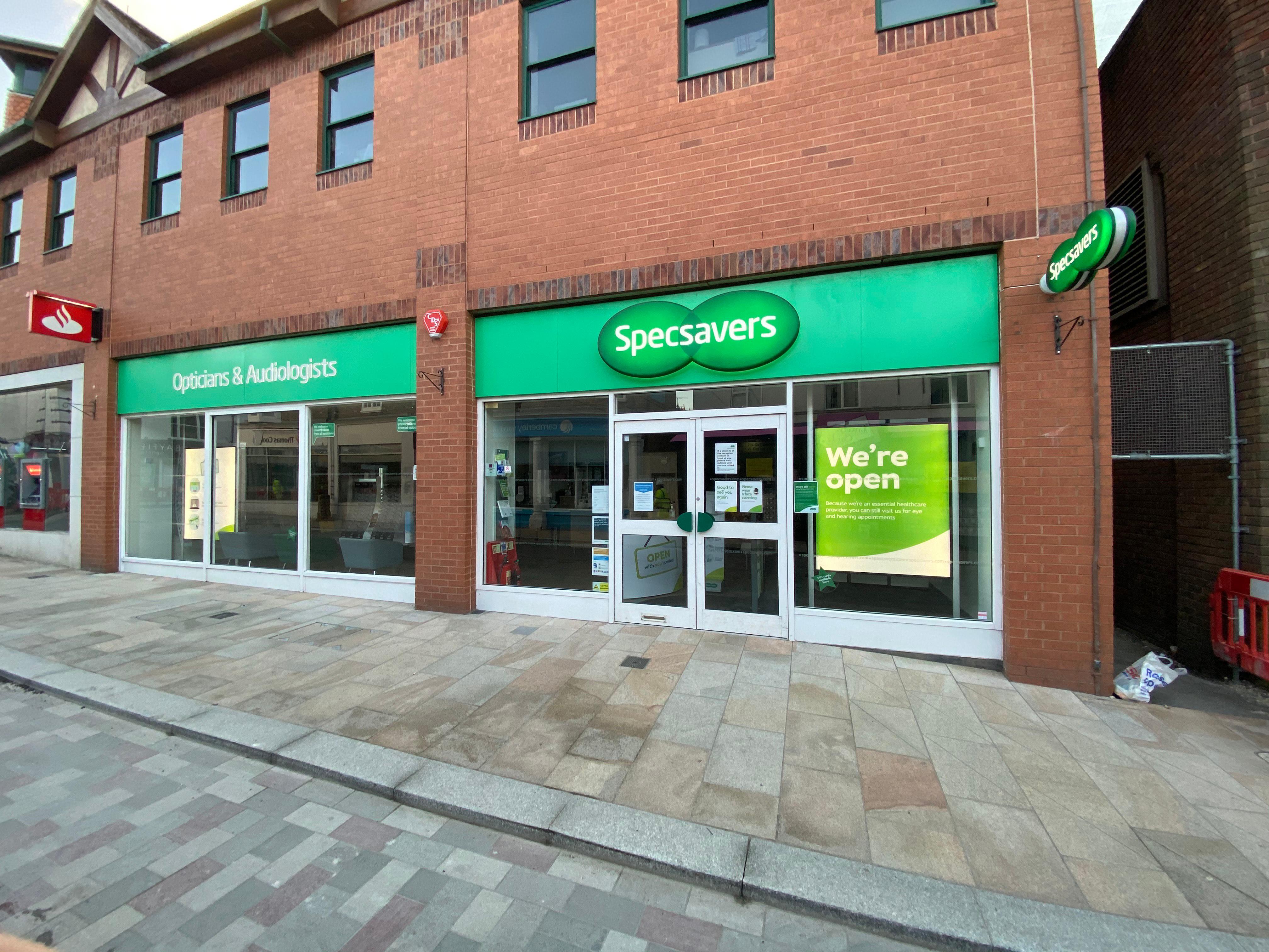 Specsavers Camberley exterior Specsavers Opticians and Audiologists - Camberley Camberley 01276 677686