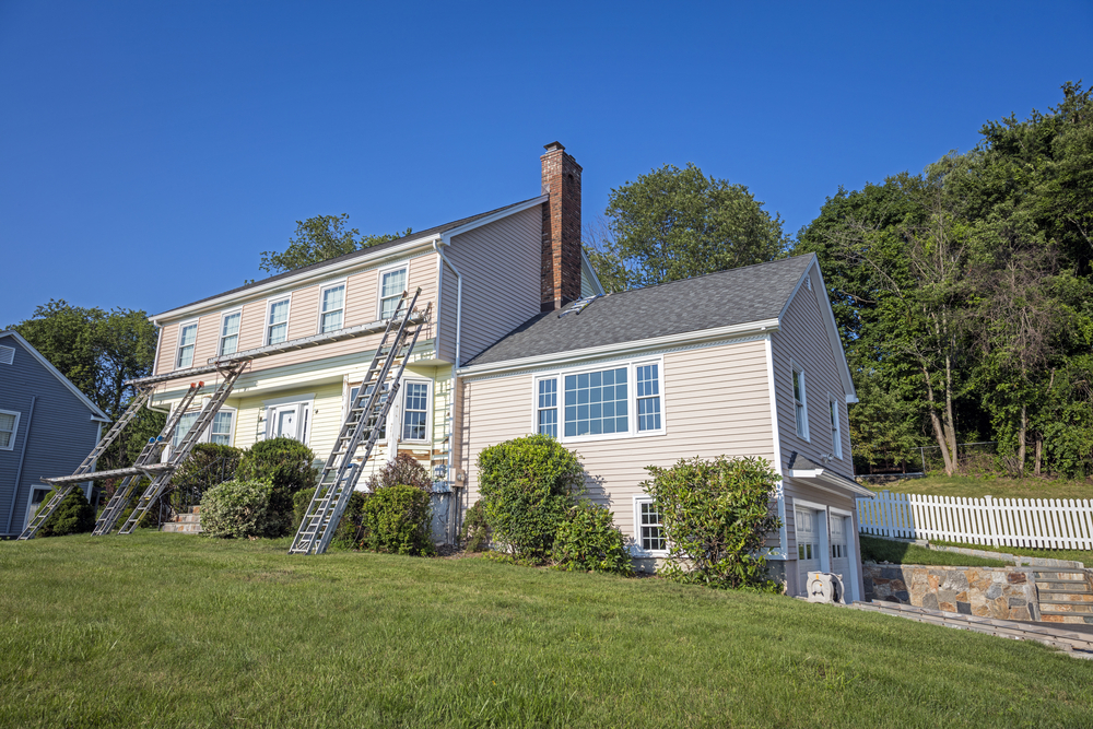 The Fall! It is an excellent time to start painting the exterior of your home.