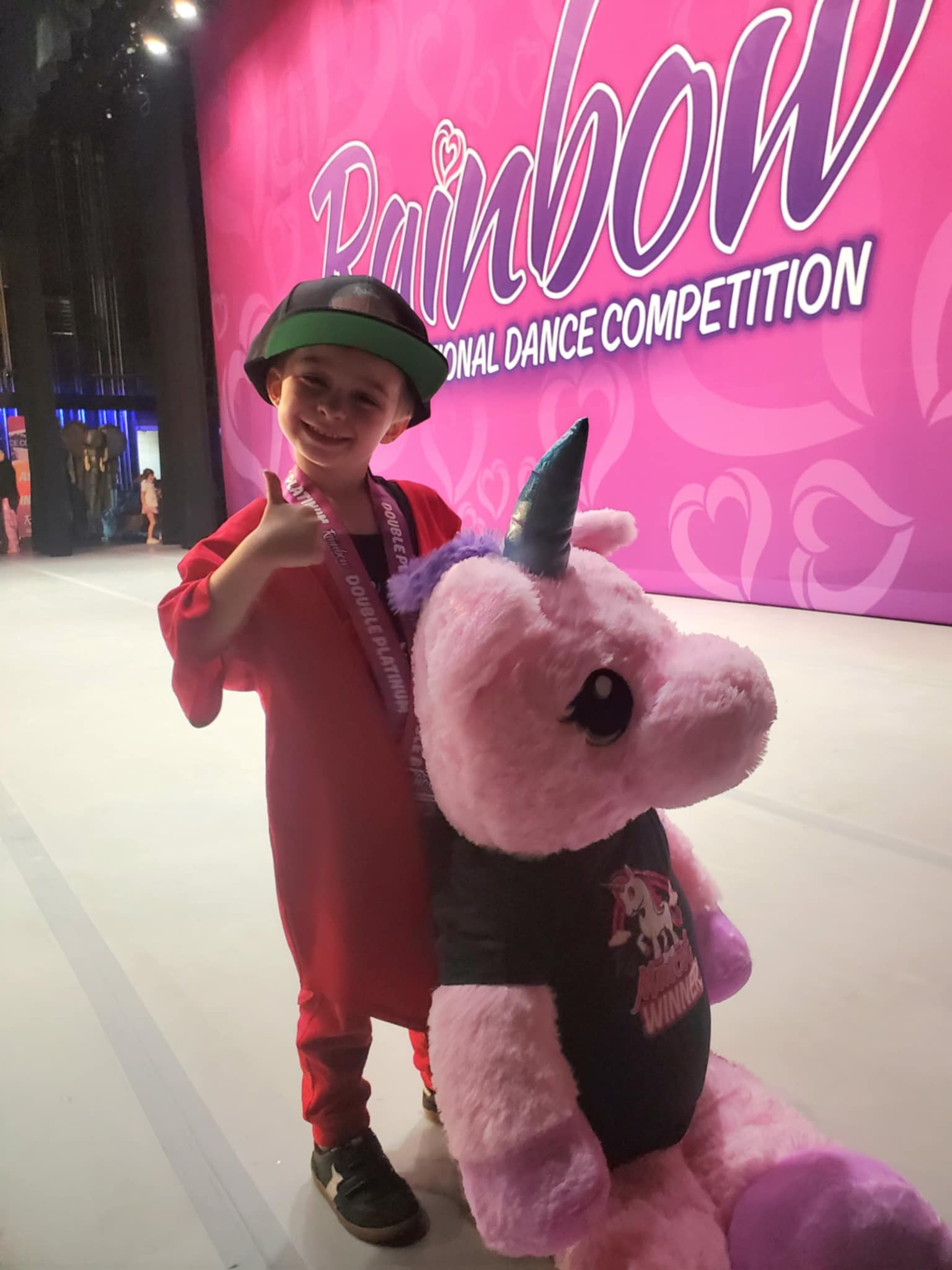 Dancer winning award