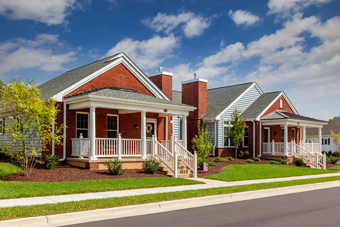 The Village at Orchard Ridge, senior living retirement community in Winchester, Virginia. Independent living cottages.