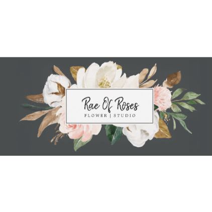 LOGO Rae of Roses Flower Studio Eastleigh 07577 371786