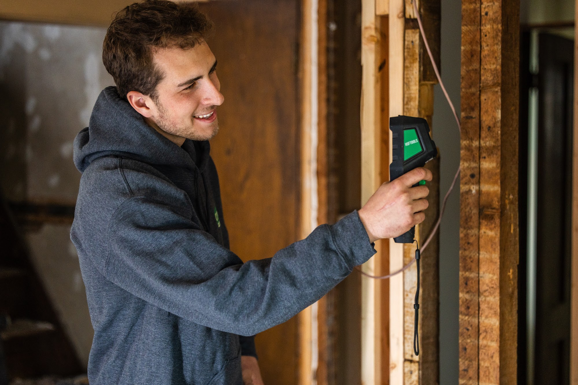 Thermal imaging in use during a CT Mold Remediation Specialists inspection. 