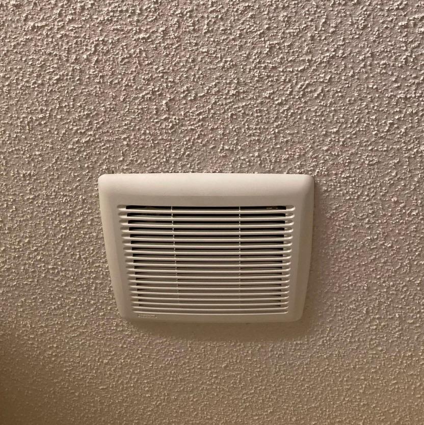 New bathroom fan install