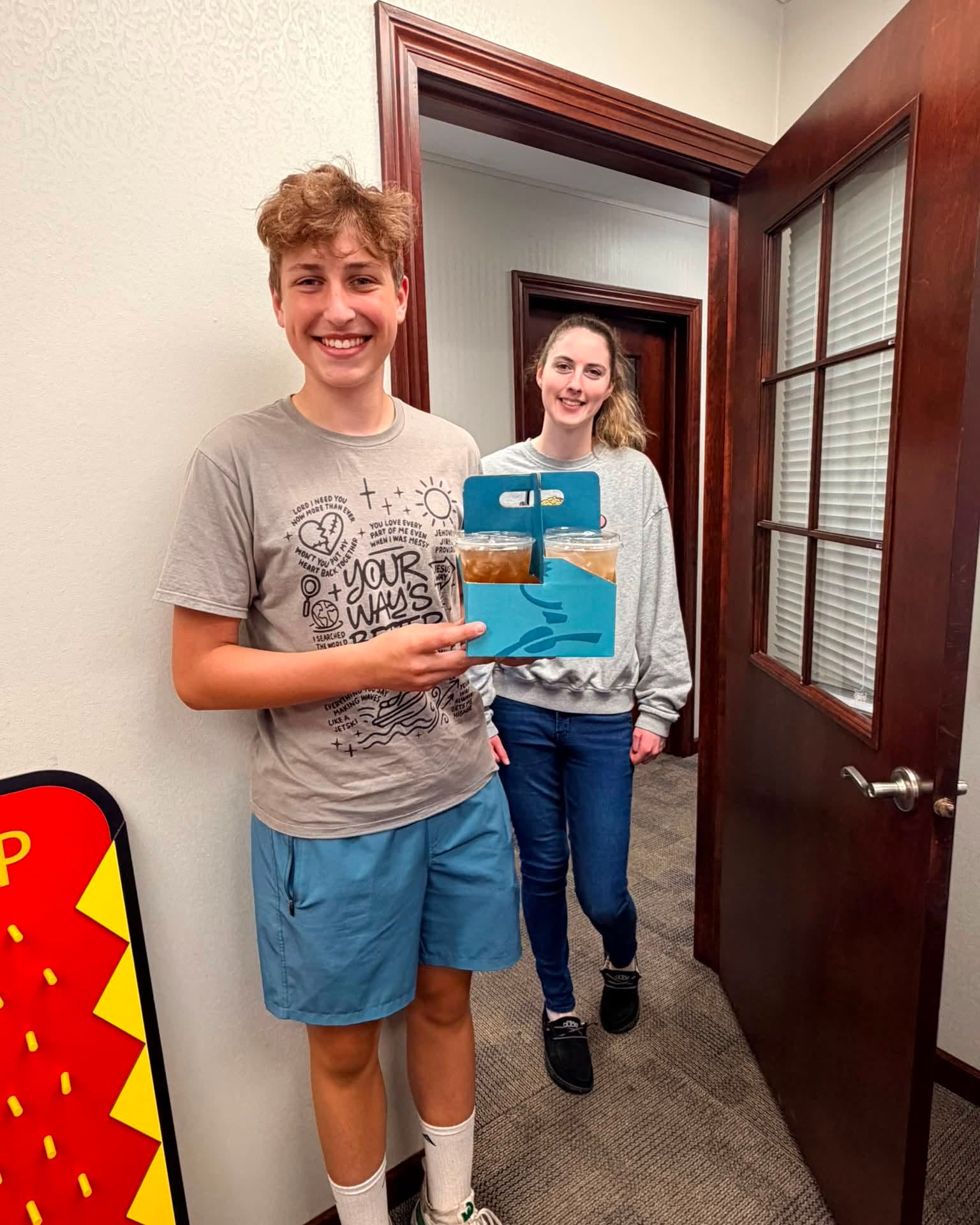 What a fun afternoon surprise. Caribou stopped by with refreshing drinks for our team and made the day even better. We appreciate the thoughtful visit.