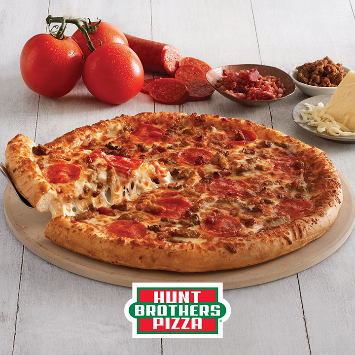 Hunt Brothers® Pizza Lotsa Meat Pizza® on your choice of Original Crust or Thin Crust. Lotsa Meat Pi Hunt Brothers Pizza Savannah (912)925-4305