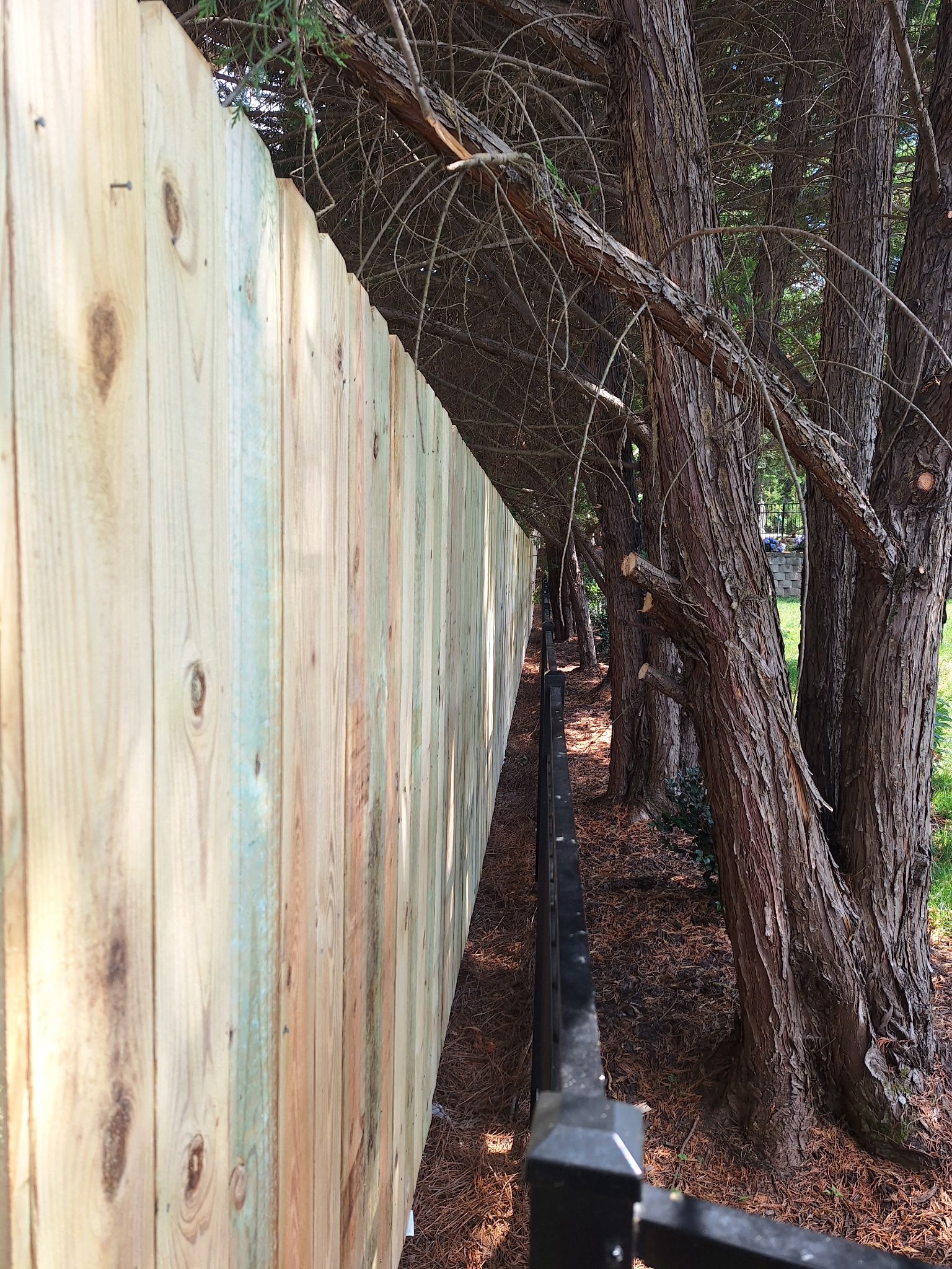 Wood Fence Installation
