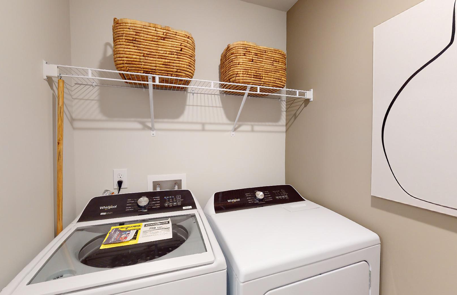 Laundry Room in new home construction in Copes Crossing in White House, TN by Pulte Home Builders Nashville