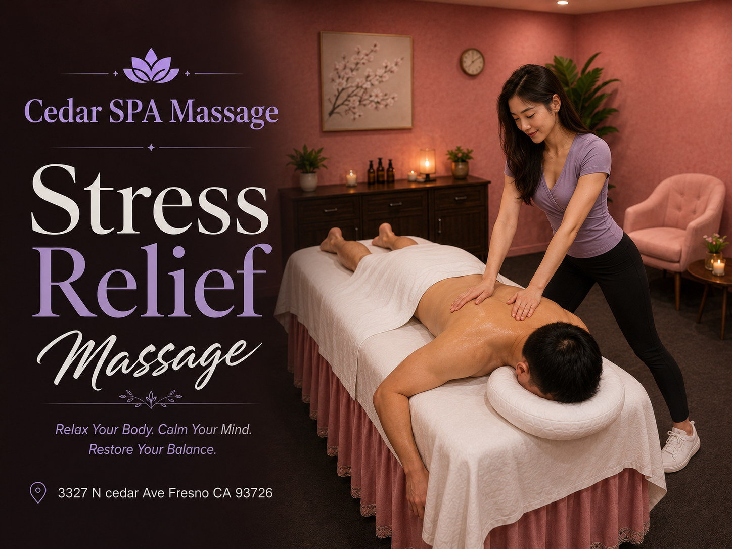 Cedar SPA Massage Google Business Profile post image for 2026-07-16.