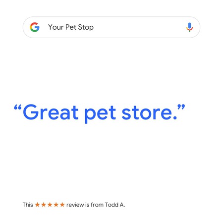 "Great Pet Store"