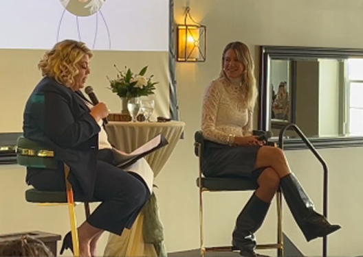 Photo of panelists at the International Women's Day Event.