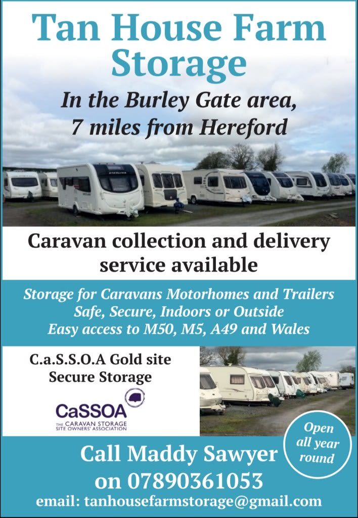 Tan House Farm Caravan Storage Bromyard 07890 361053