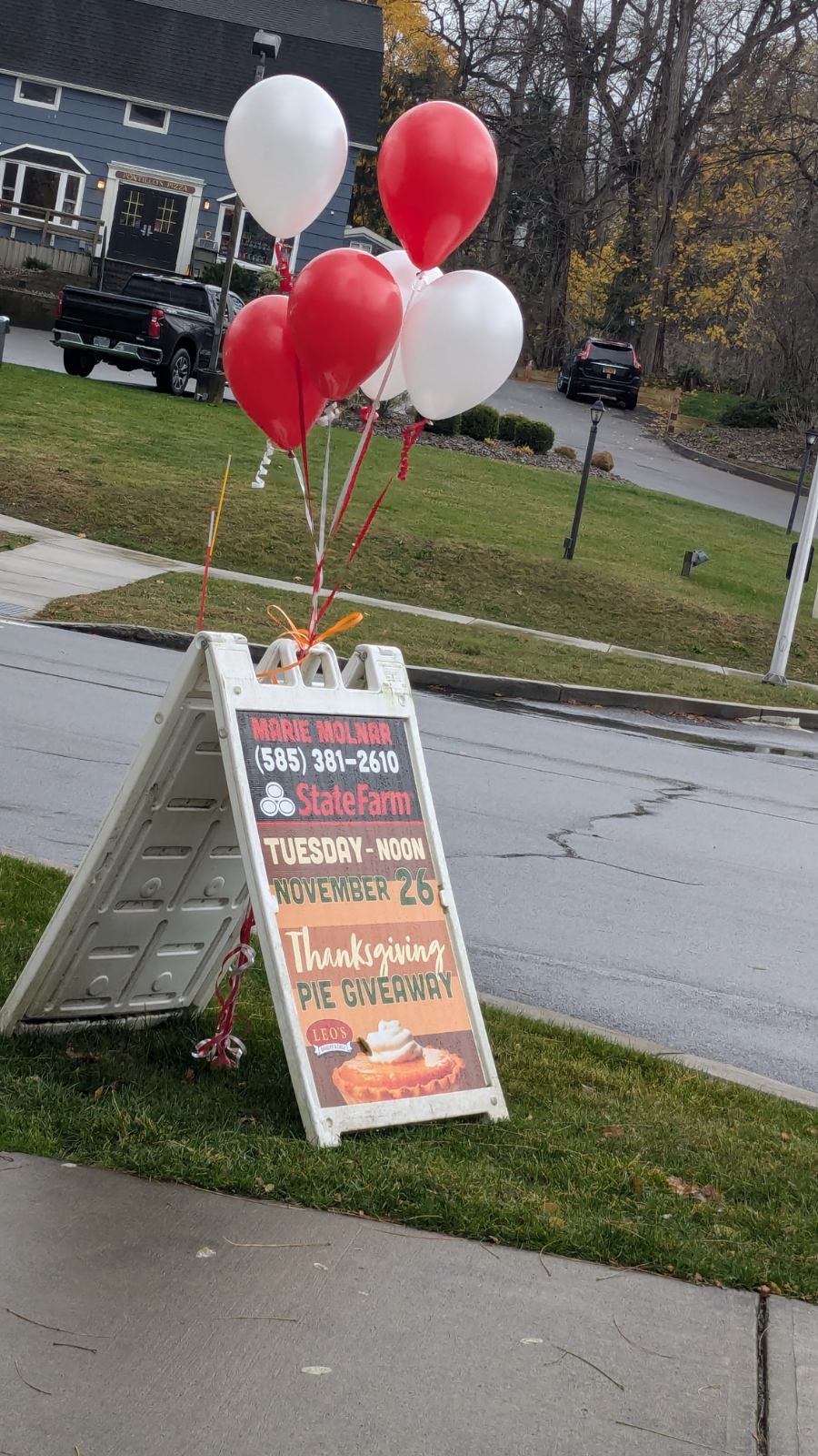 Thanksgiving pie giveaway