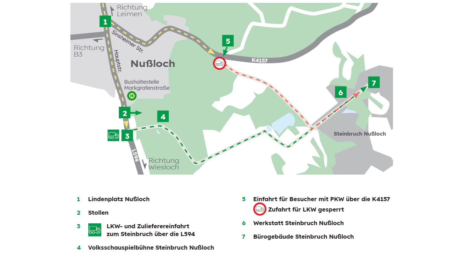 Heidelberg Materials Mineralik, Steinbruch in Nußloch