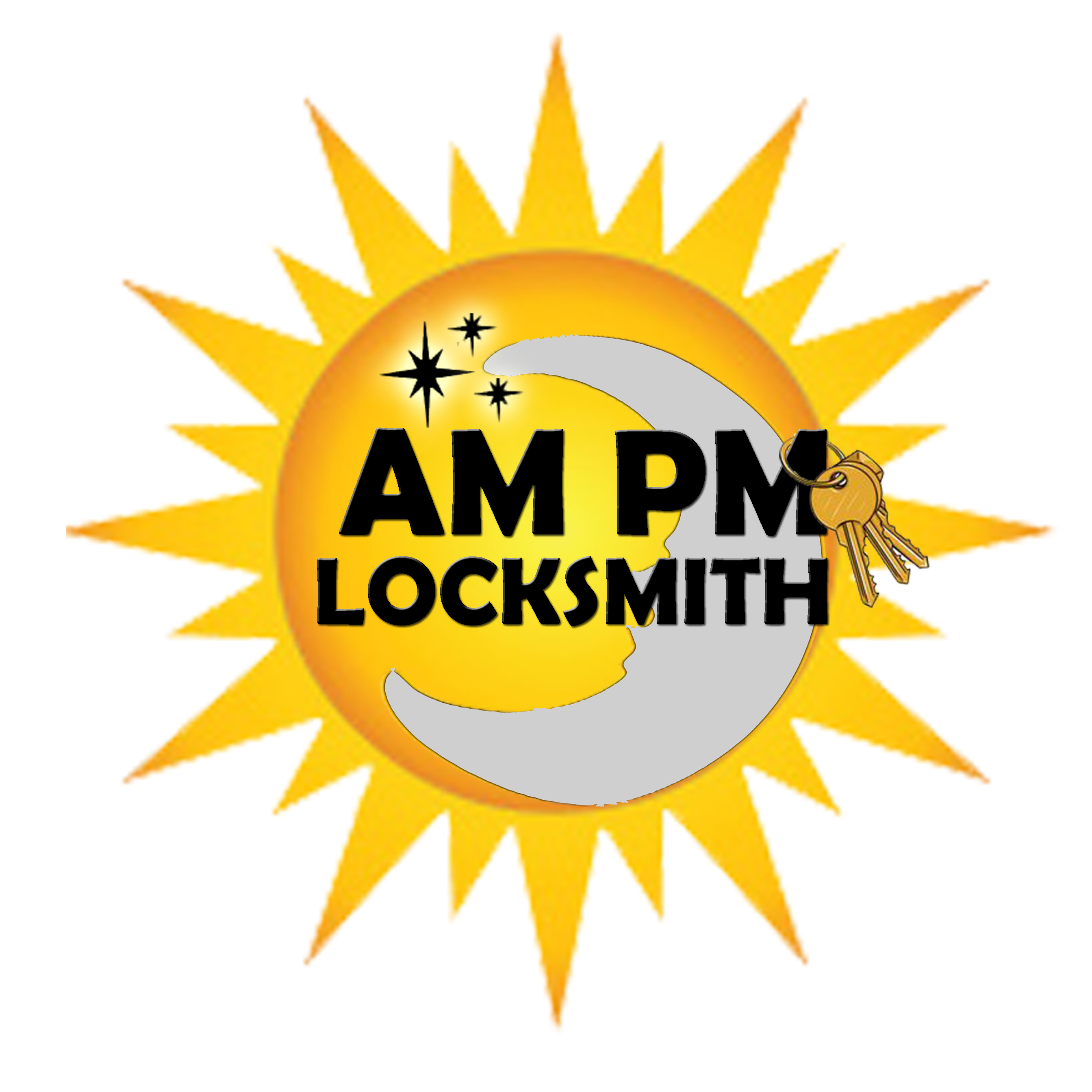 AM-PM American Locksmith Logo