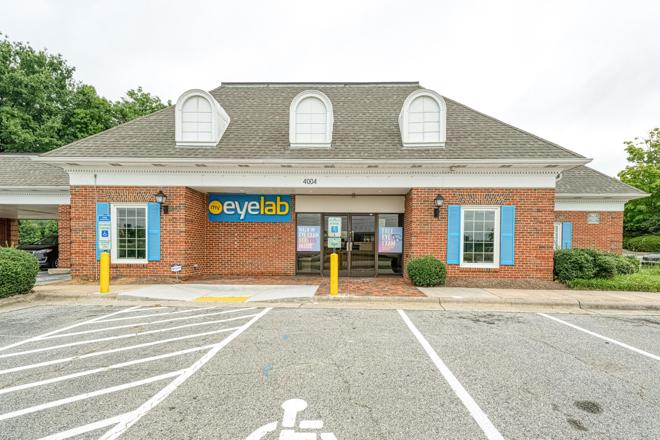 Storefront at My Eyelab optical store in Greensboro, NC 27407