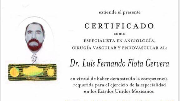 Dr. Luis F. Flota Cervera Mérida
