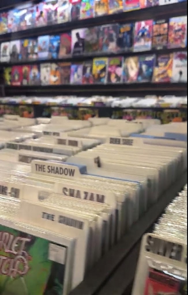 Explore comic books at Radar Toys, with rows of back issues and colorful titles on display. Browse t 