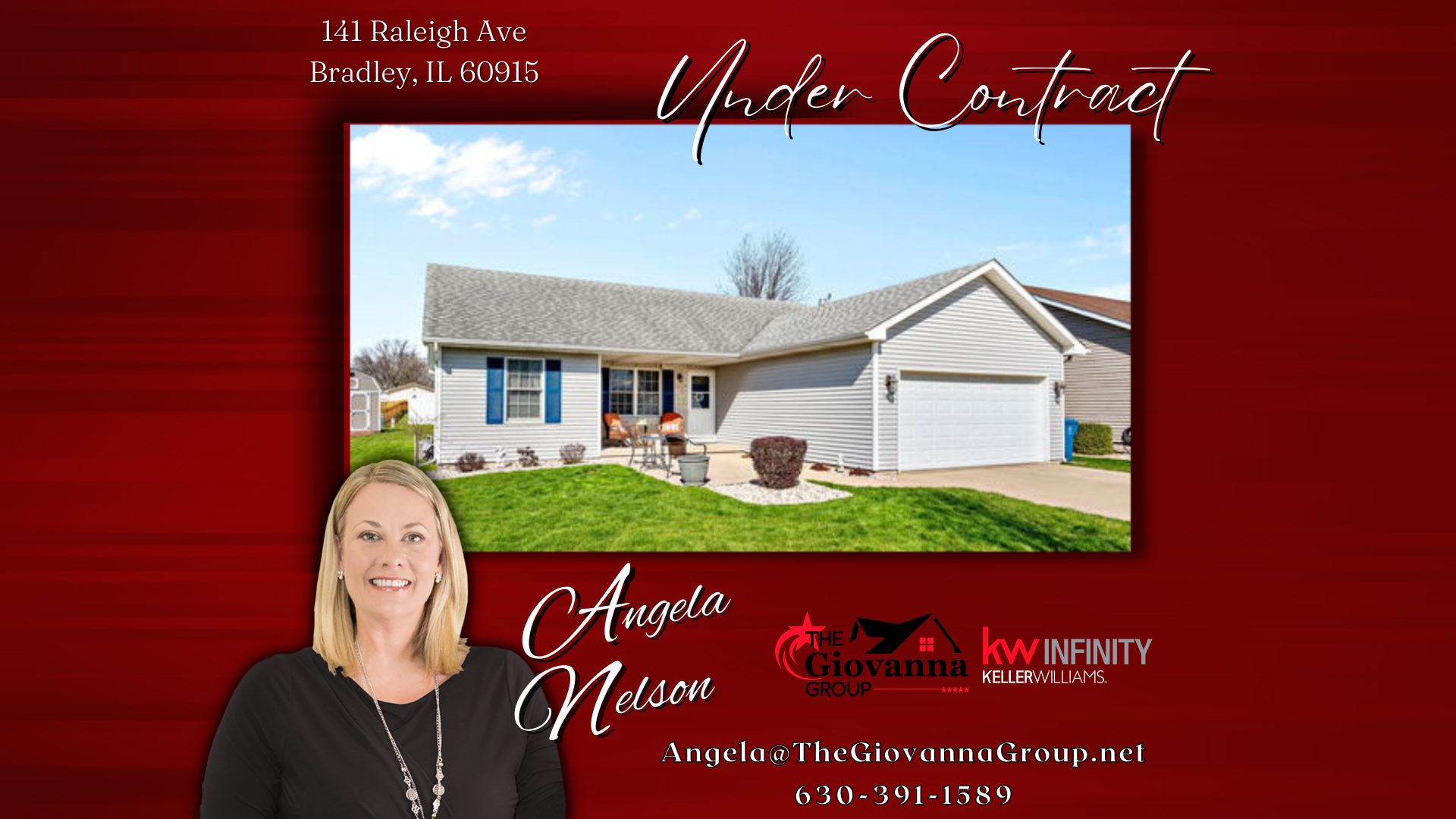 Congratulations Angela and her client on finding your dream home!  It's been a pleasure working with you, and we can't wait to see how you transform this beautiful property into your own personal haven. Call or text us at 630-333-2798.  kellerwilliamsinfinity  kw