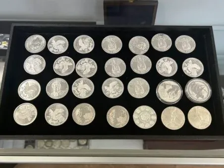 Silver coins