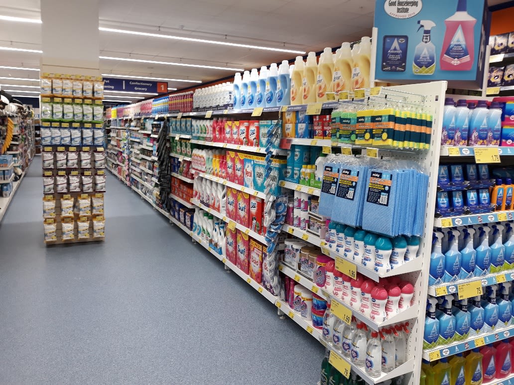 B&M's brand new store in Livingston stocks a huge range of cleaning products, including those from the UK's biggest brands like Dettol, Ariel, Persil and much more!