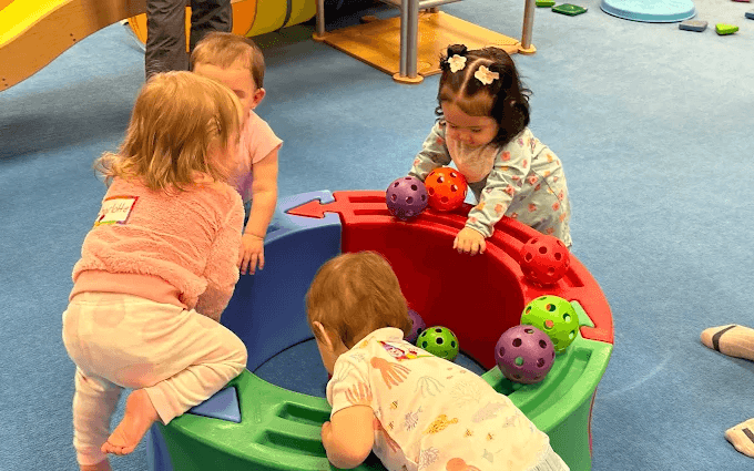 Let your busy toddler climb, move, and discover in a space created for active learning. Our toddler classes in Chandler channel your child’s energy into playful experiences that build coordination, problem-solving skills, and confidence.