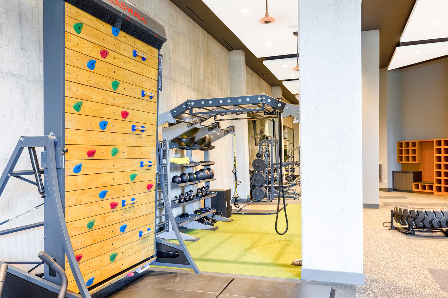 Conquer your climbing skills with our signature Treadwall climbing machine.