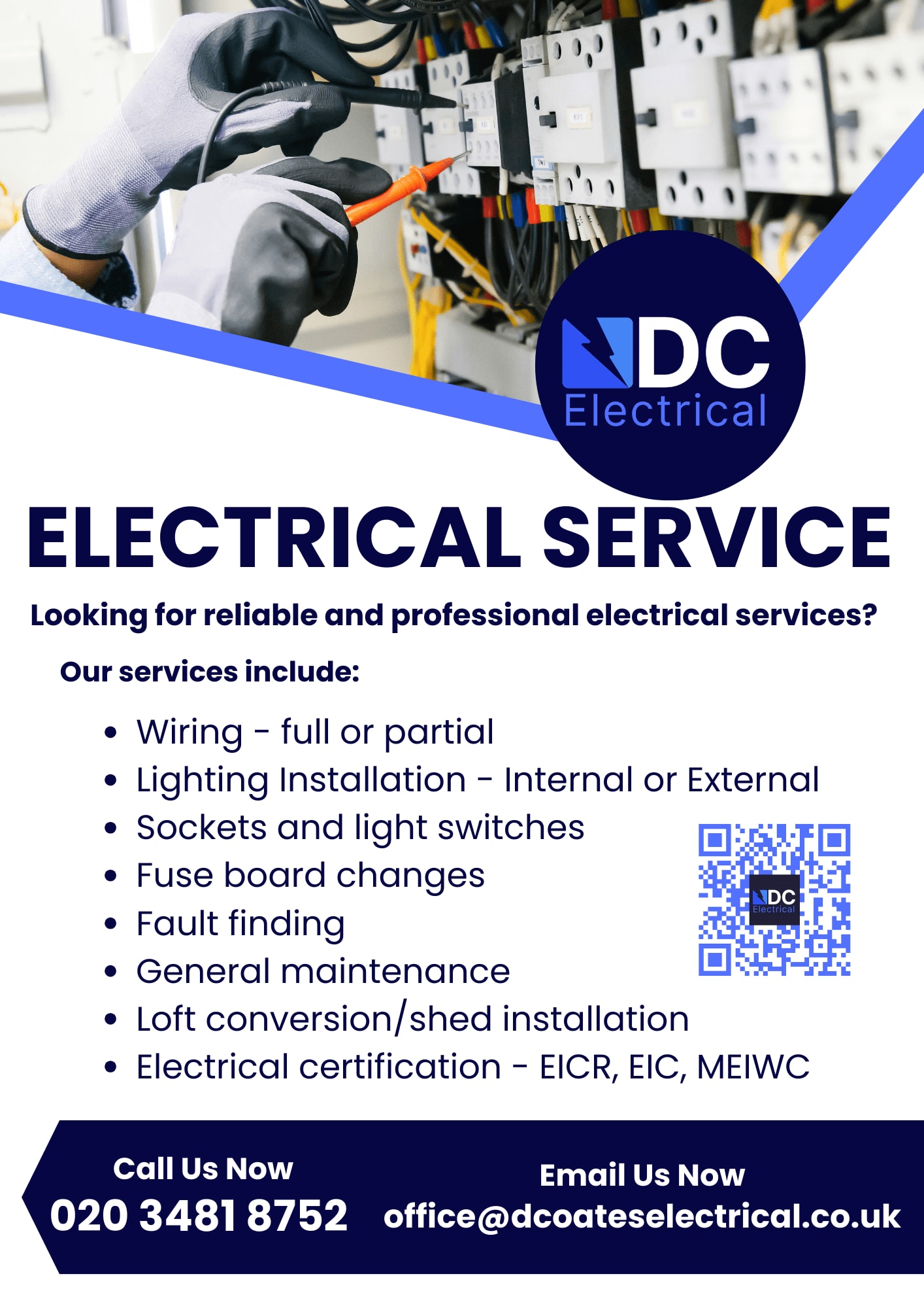 DC Electrical Downham Market 020 3481 8752
