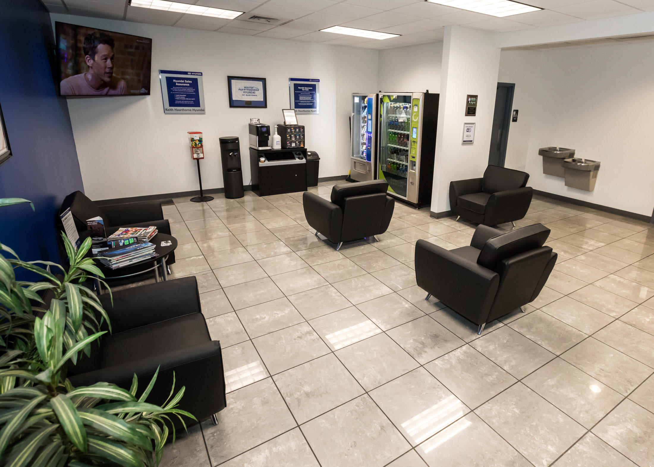 Keith Hawthorne Hyundai of Gastonia Service Waiting Area