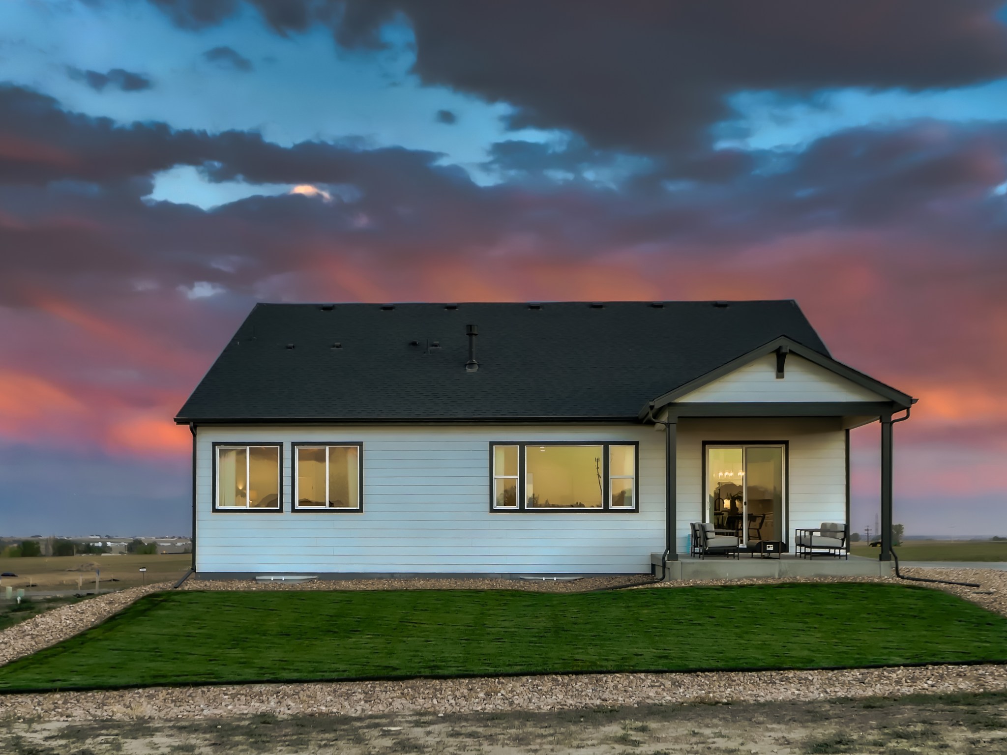 Welcome to 2640 Branding Iron Drive in the picturesque town of Severance, CO! This stunning model home is currently under construction and sits on a sprawling 2.31-acre homesite. With 4 bedrooms, 4 bathrooms, and 4,248 square feet of living space, this home is a true gem waiting for you to make it yours. As you step inside, you will be immediately drawn to the luxurious finishes and contemporary elements that adorn this home. The spacious and inviting floor plan boasts a study, rear covered patio, and a 4-car garage, making it perfect for families and those who love to entertain. The gourmet kitchen is a true chef's delight, complete with an expansive white quartz island that features luxurious veining throughout, 42