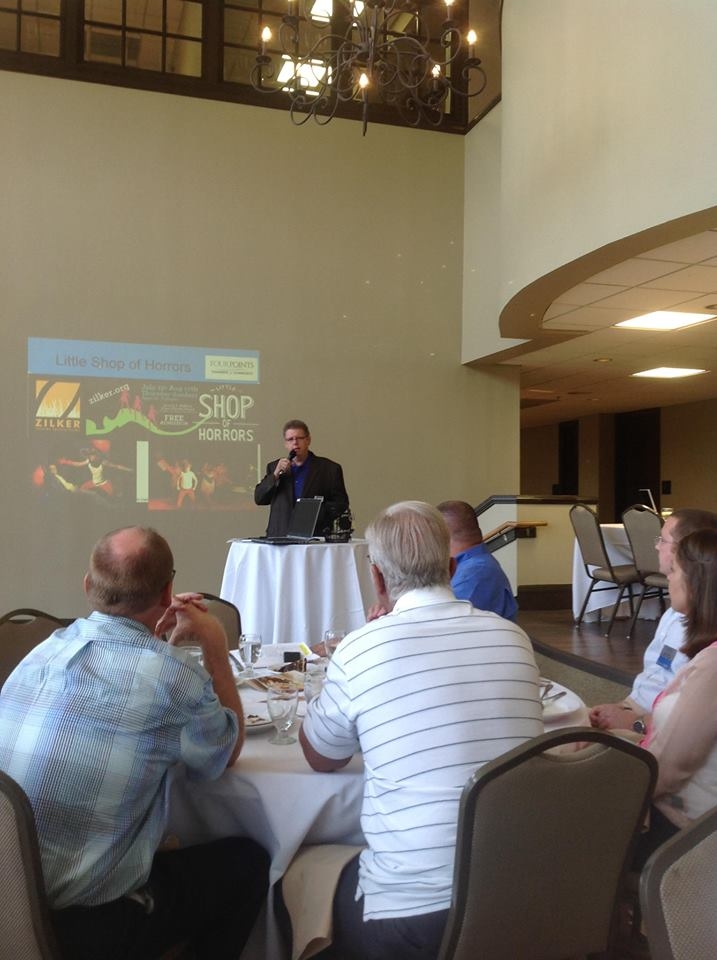 Speaking at the Four Points Chamber Luncheon 07-18-2013 RF Insurance Masters Austin (512)807-9594