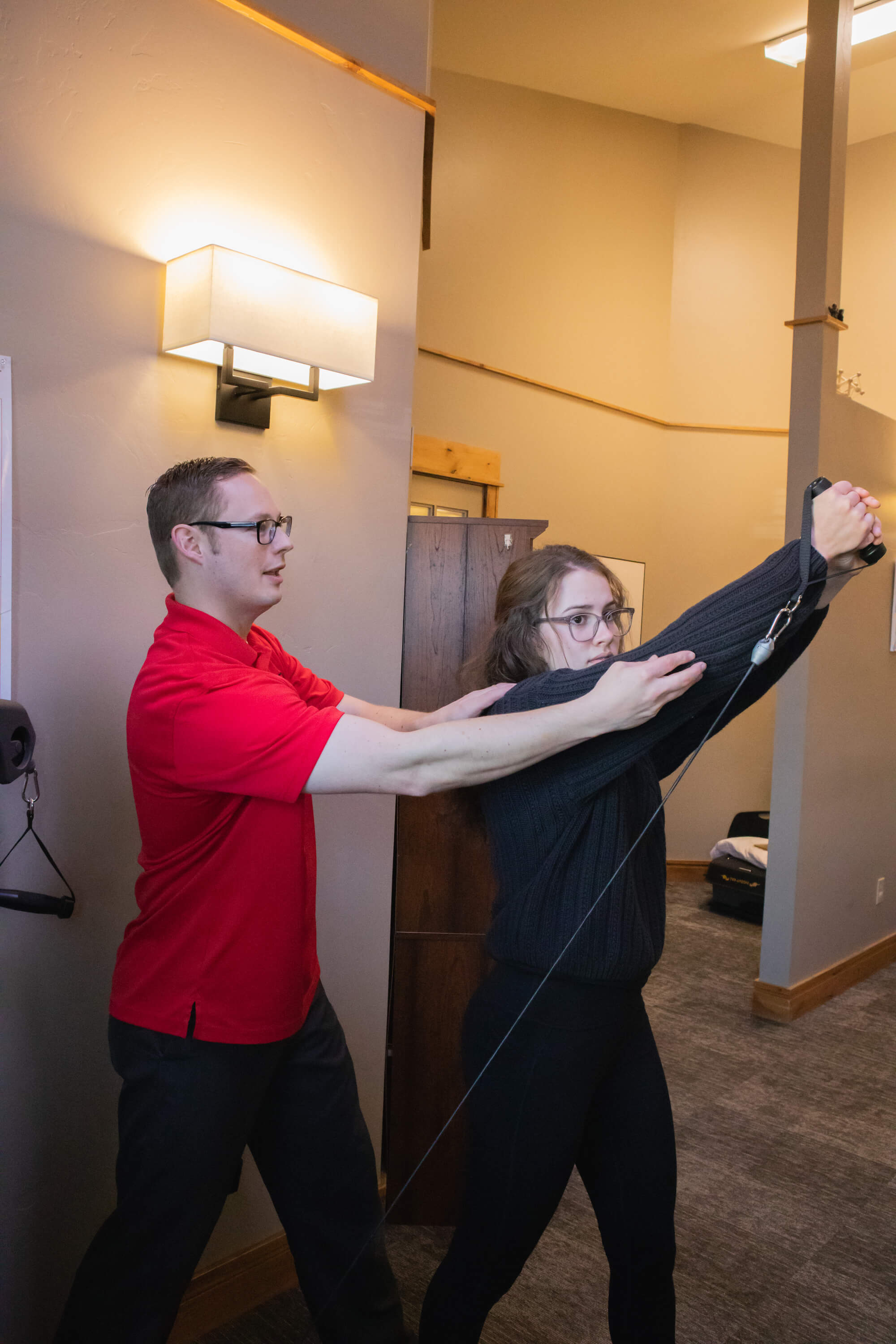 Physical therapy session at Spring Creek Medical Center