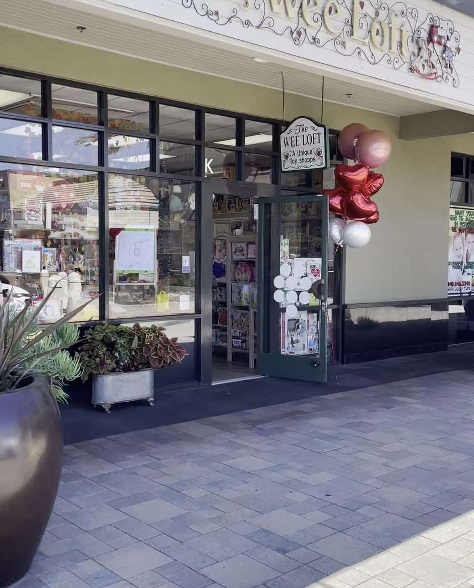 Welcome to The Wee Loft, a unique toy shop filled with fun, educational toys, gifts, and collectibles. Visit our inviting storefront and discover something special for kids of every age.