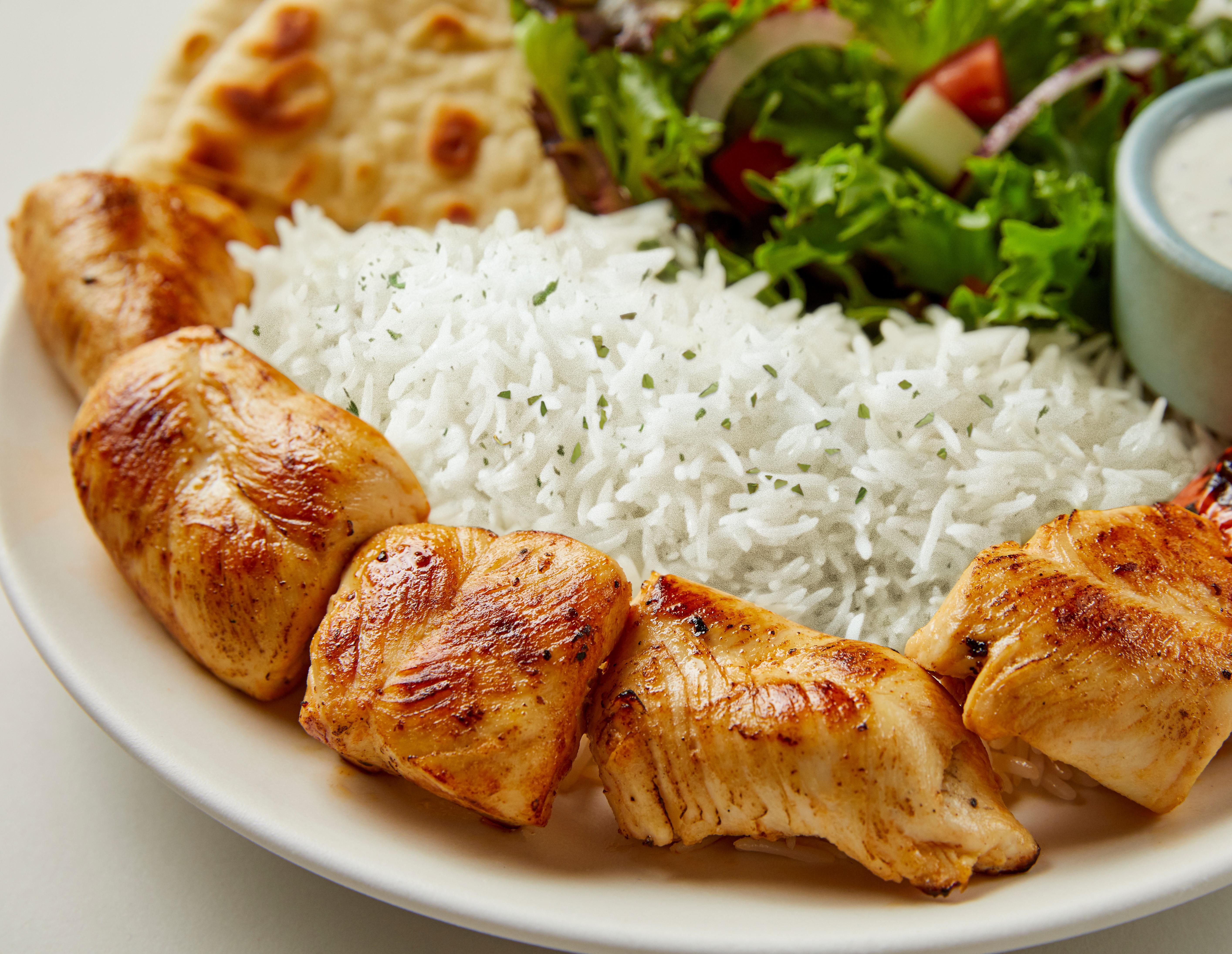 Best-selling Chicken Kabob Plate