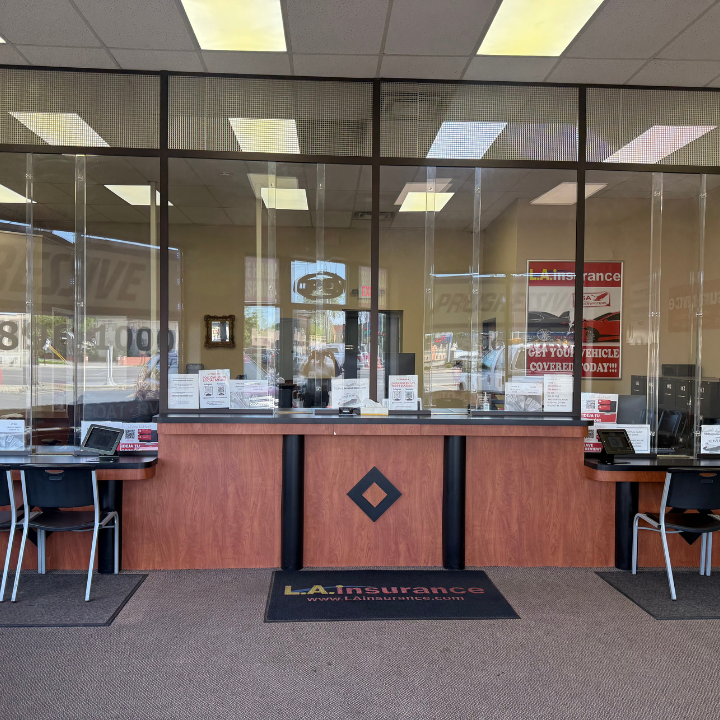Interior of the L.A. Insurance located at 6248 Michigan Ave. in MI
