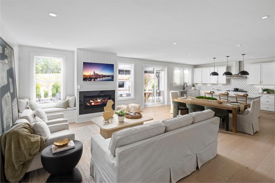 Expansive, open-concept living levels with an abundance of natural light